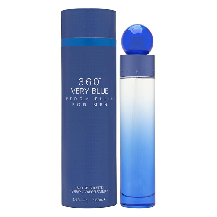 Perry Ellis 360 Very Blue By Perry Ellis Edt Spray 3.4 Oz