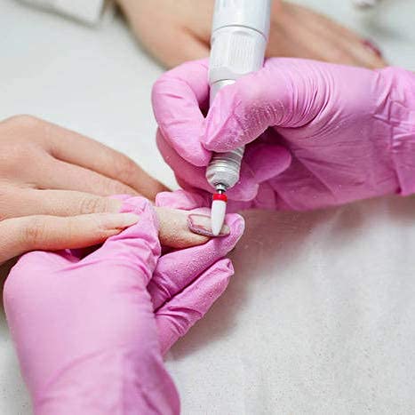 Feecy Nail Drill Bits Set Ceramic for Acrylic Nails Gel Polish Professional, 3/32 Inch Efile Nail Drill Bits Kit for Cuticle Safety Barrel Nail Art Tools with Holder, 7pcs (S10-C)