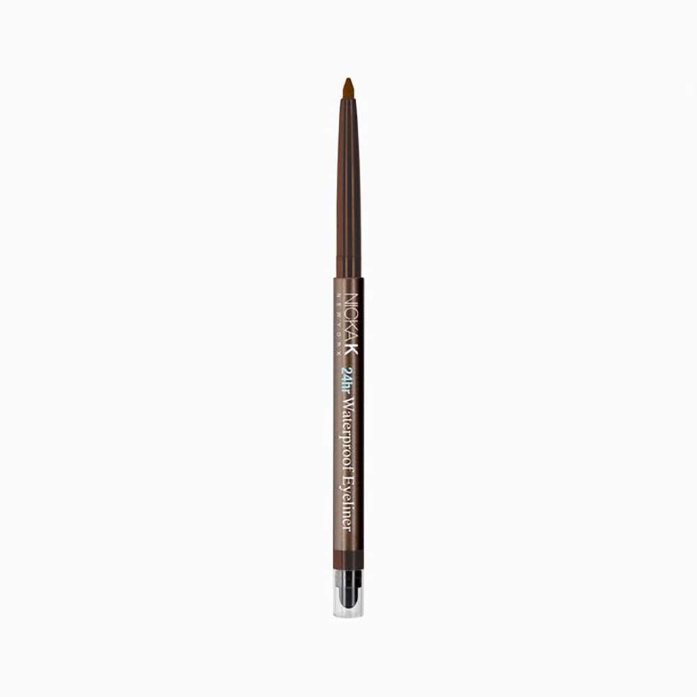 Nicka K 24 Hours Waterproof Eye Liner, Brown, 0.3g