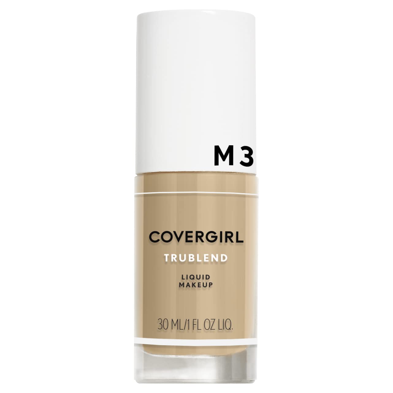 COVERGIRL truBlend Liquid Foundation Makeup Golden Beige M3, 1 oz (packaging may vary)