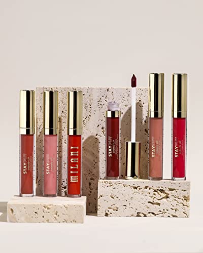 Milani Stay Put Longwear Liquid Lipstick - Smudge-Proof, Kiss-Proof, and Fade-Resistant Formula for All-Day Wear - Vibe