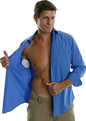 Kleinertâ€™s Disposable Peel & Stick Absorbent Underarm Pads. 12 PADS (6 Pair) Style # MW-4900. Measures 5 W x 5 3/4 L. Discreet, Comfortable, Sweat Free, Odor Blocker, Peel And Stick Dress Shields