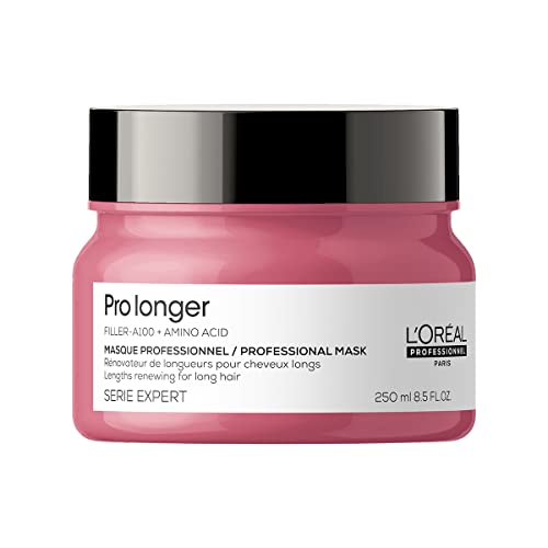 L'Oreal Professionnel Pro Longer Mask - Reduces Breakage & Appearance of Split Ends For Thin & Fine Hair Types, Adds Softness & Shine