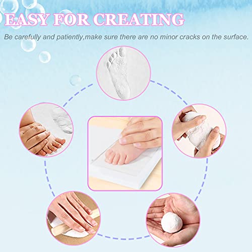 MICKYU Baby Hand and Footprint Kit | Newborn Essentials Must Haves Personalized Baby Gifts for New Mom