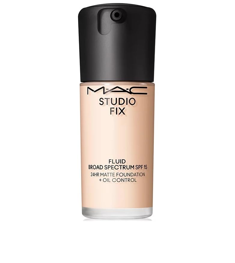 MAC Studio Fix Fluid SPF 15 24HR Matte Foundation + Oil Control, NW5, 1 Ounce