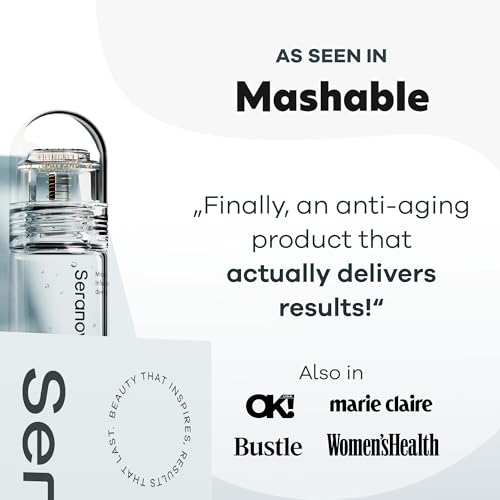 Seranova Micro Infusion for Skin Care, Facial Moisturizing Essence, Serum Smooth Skin Facial Serum for All Skin Types, 1-Month Supply