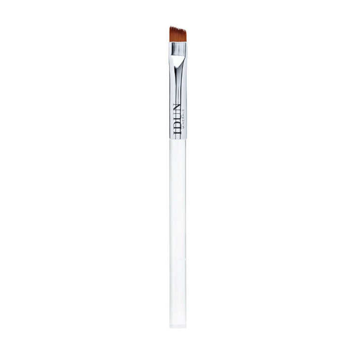 Idun Minerals - Eye And Lip Definer Brush - Sturdy, Slender, Angled Brush - For Accurate, Precise Application - Creates Perfectly Clean, Defined Lined Lips And Softly Fills In Sparse Brows - 1 Pc