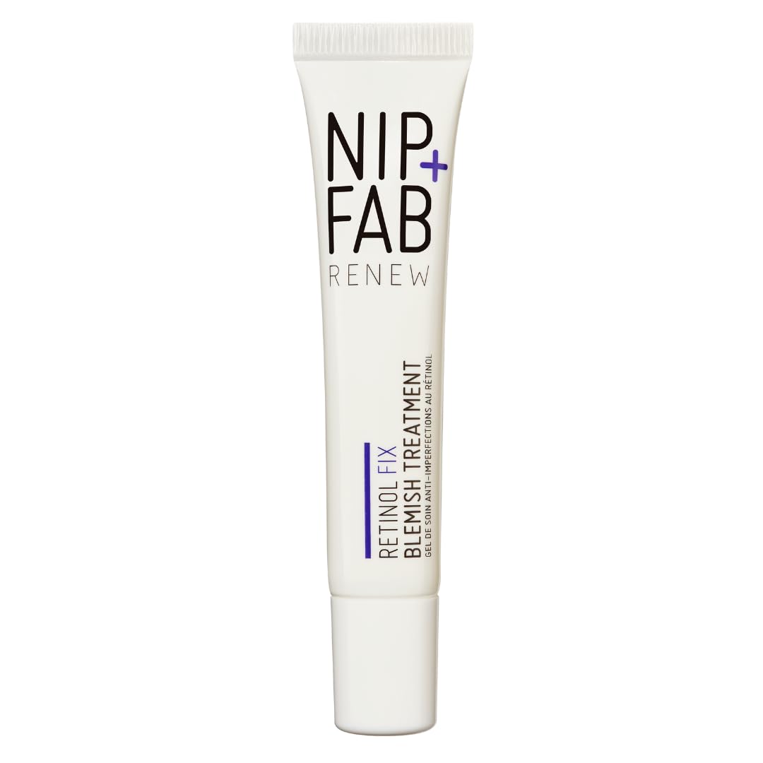 Nip+Fab Retinol Fix Blemish Gel Treatment 10% Complex, 0.5 fl. oz., 0.1% Ensapsulated Pure Retinol, 2% Niacinamide, 2% Trivalin, 0.5% Salicylic Acid to Target Blemishes, Dark Spots and Pore Size