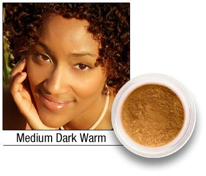 Sheer Miracle SPF 30 Loose Mineral Foundation Makeup 8g {7 Shades Available} (Medium Dark Warm Skin with Yellow Red Undertones))