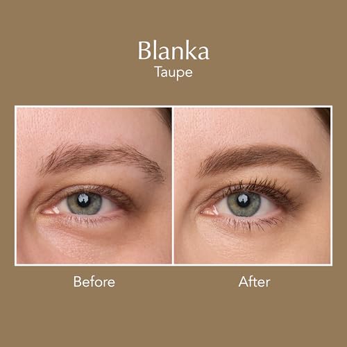 Thrive Causemetics Instant Brow Fix Semi-Permanent Eyebrow Gel, Waterproof Tinted Eye Brow Gel with Vitamin B5, Smudge-Proof, Vegan & Cruelty Free, Blanka (Taupe)