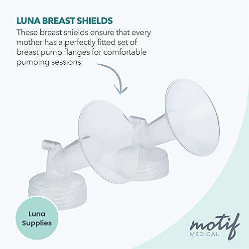 Motif Medical, Luna Breast Shields Flanges, Replacement Parts for Luna Breast Pump (32mm)