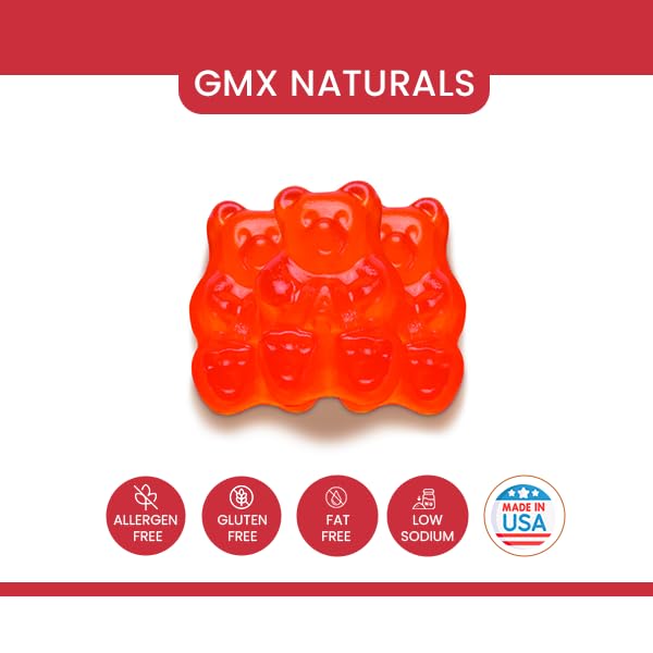 GMX Naturals Kids Multivitamin Gummies (90 Count) | Kids Vitamins Gummies | Immune & Growth Support | Sugar & Gluten Free | Cherry, Strewberry & Orange Flavour Gummies | 1 Month Supply