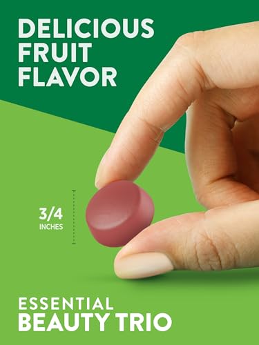 Nature's Truth Hair Skin and Nails Gummies | 80 Count | 2500mcg of Biotin | Vegan, Non-GMO, Gluten Free Supplement | Vitamin for Women & Men