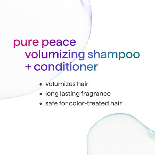 Method Volumizing Conditioner, Pure Peace with Rose, Peony, and Pink Sea Salt Scent Notes, Paraben and Sulfate Free, 13.5 oz (Pack of 1)