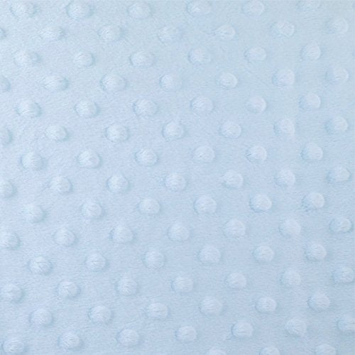 American Baby Company Heavenly Soft Minky Dot Fitted Contoured Changing Pad Cover, Blue Puff, for Boys and Girls