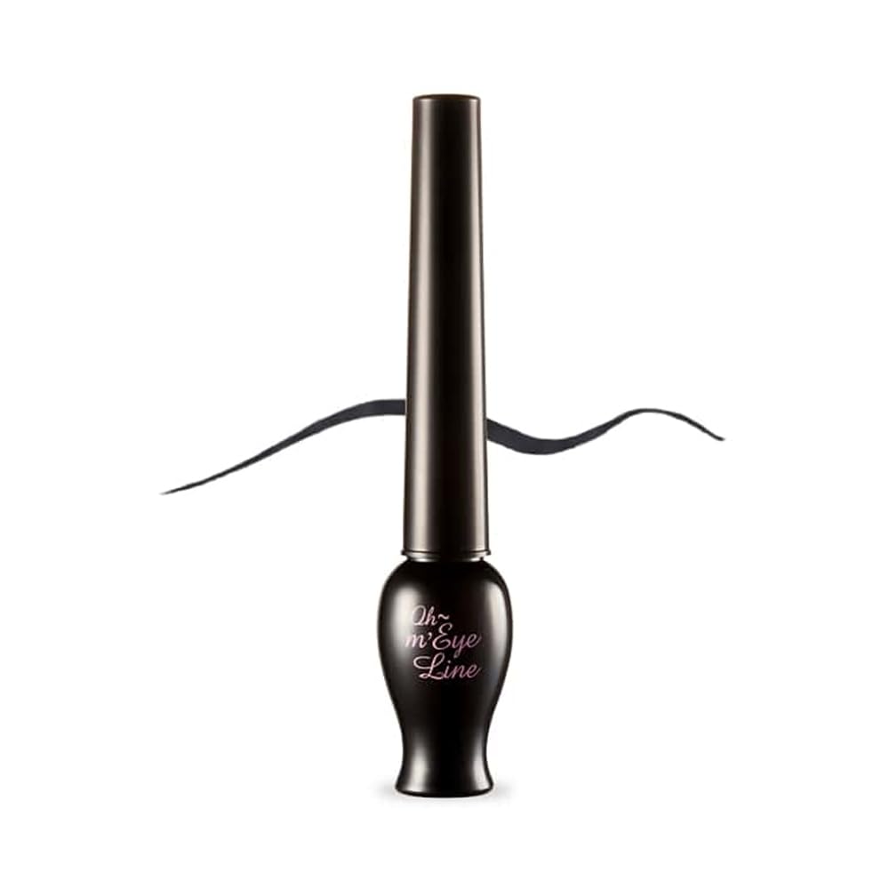 ETUDE OH M'EYE LINE NEW - Waterproof, Smudgeproof & Long lasting|Quick Drying Eye Liner|Easy & Precise Application|Lasts Up To 10 Hours|Korean Makeup| Gray,5ml