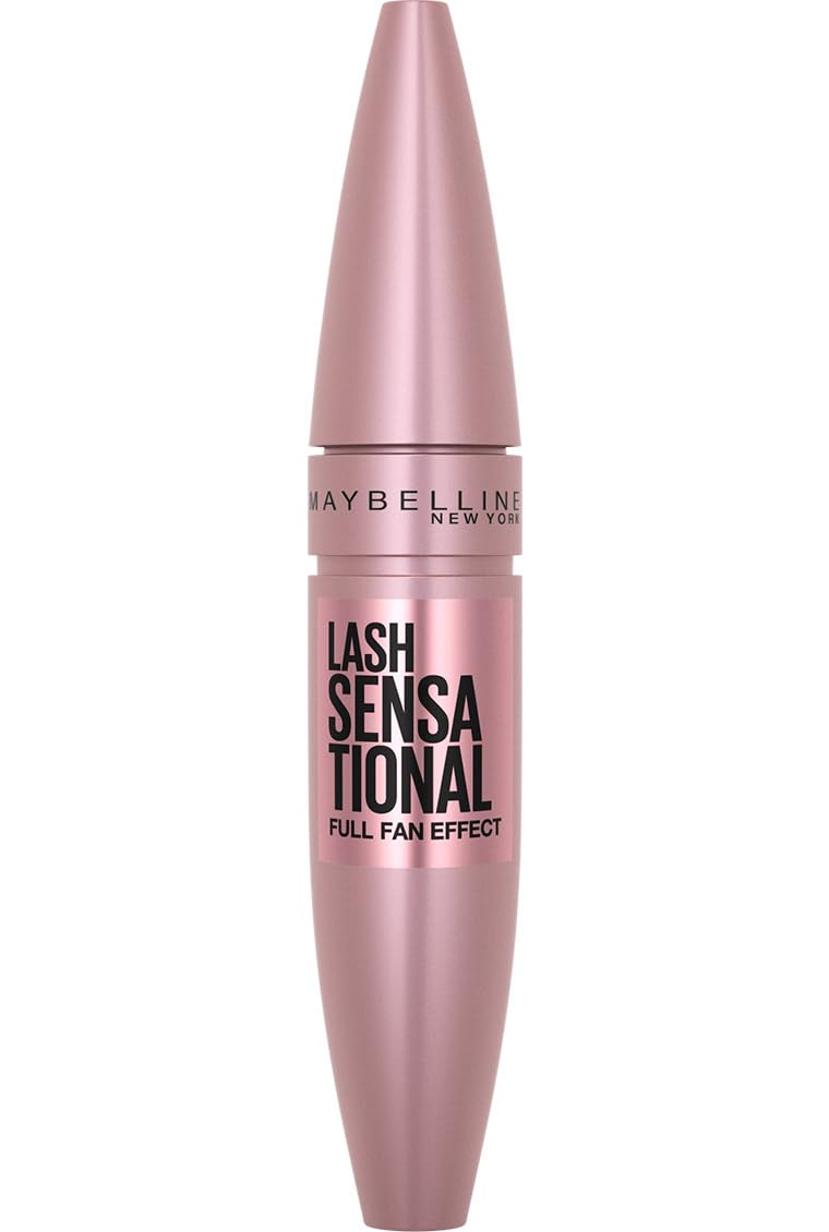 MAYBELLINE Master Precise Skinny Gel Eyeliner Pencil, Defining Black, 1 Count & Lash Sensational Washable Mascara, Lengthening and Volumizing for a Full Fan Effect