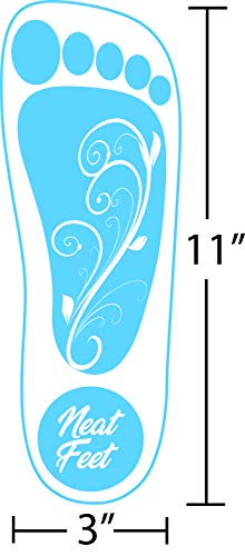 25 Pairs (50 feet) Premium Disposable Spray Tanning Stick on Feet for Sunless Tanning