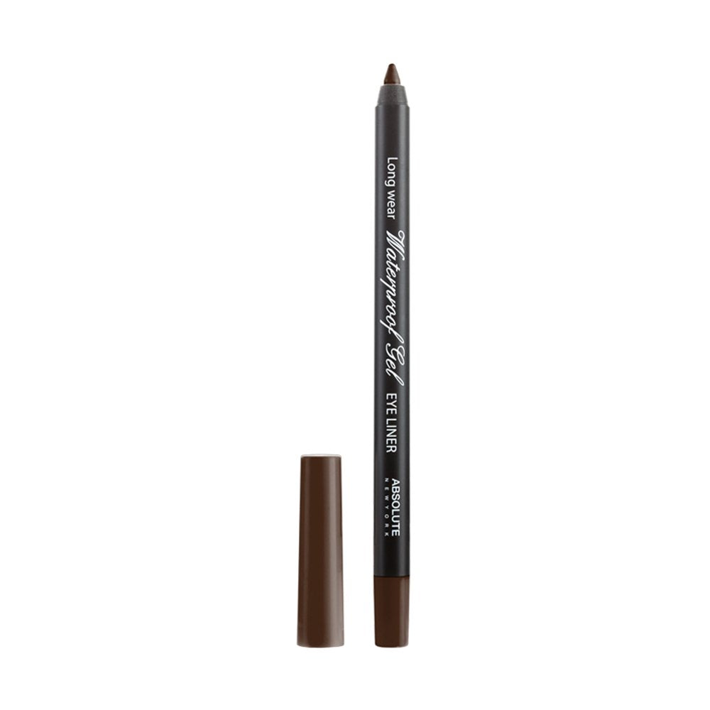 Absolute New York Waterproof Gel Eye Liner, Dark Brown, 2g