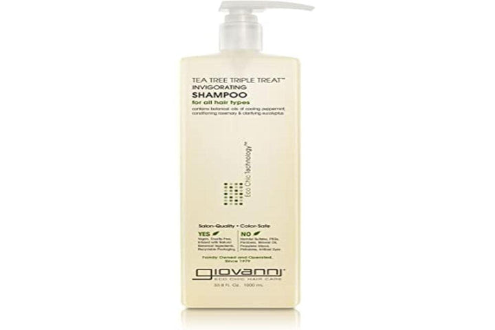 Giovanni Tea Tree Triple Treat Shampoo, 33.8 Fluid Ounce