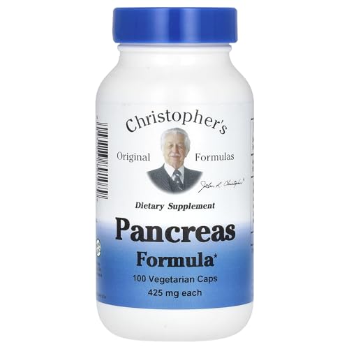 Christopher's Original Formulas Pancreas Formula - Pancreas Cleanse Detox & Repair - Probiotics for Digestive Health