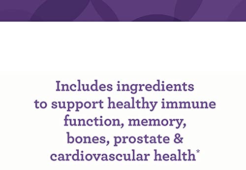 Innate Response Formulas Men’s 55+ Multivitamin - Daily Multivitamin for Men 55 and Over - with B Vitamins - Vegetarian, Non-GMO, Kosher, and Gluten-Free - 120 Tablets (60 Servings)