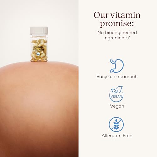 Premama Prenatal Vitamins for Women, Once-Daily Multivitamin Supplement, Includes Folate and DHA, Allergen-Free, 28 Vegan Capsules
