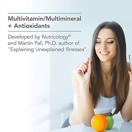 Nutricology MVM-A Supplement - Multivitamin for Men & Women, with Iron, Daily Vitamins, for Adults, High Potency, Bioavailable, Vegetarian Capsules - 180 Count