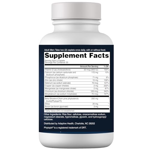 SUPER BETA PROSTATE Support Supplement for Men's Health - Reduce Bathroom Trips, Promote Sleep, Better Bladder Emptying & Healthy Prostate, Beta Sitosterol - 60 Count (Pack of 1)