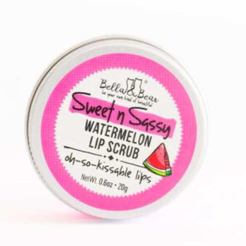 Sweet n Sassy Watermelon Lip Set, Juicy Scrub and Lip Butter - Gift for Women and Teens 2 x 0.6 oz