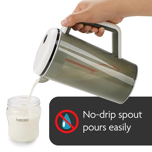 Baby Brezza One Step Motorized Baby Formula Mixer Pitcher – No Air Bubble Electric Mixing for Infant Formula Powder for Baby Bottles - Large Capacity, Mix 28oz of Formula - Portable for Travel