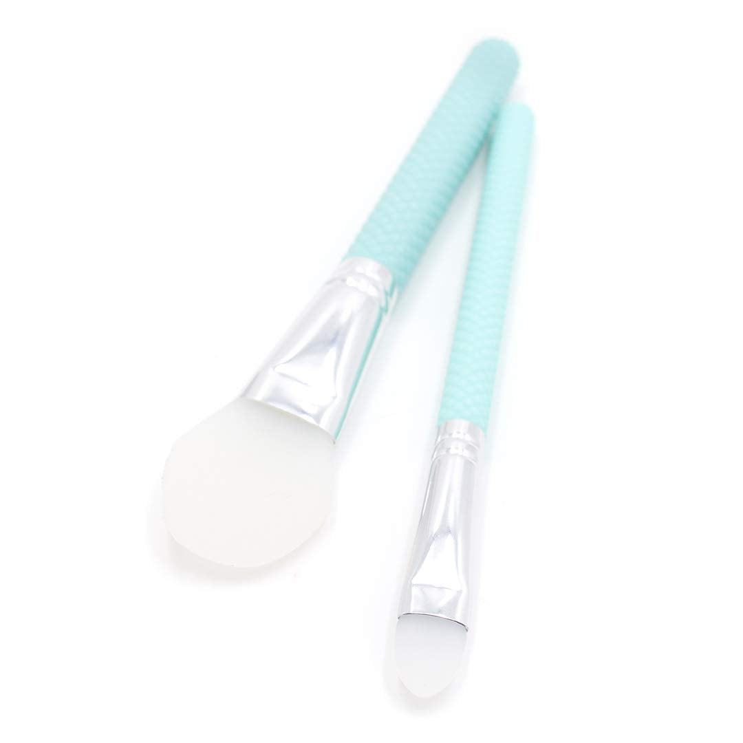 Royal & Langnickel Full Size MODA Spa Face Mask Applicator Brush Set, Includes, Large Round Spatula, and Small Pointed Spatula, Mint