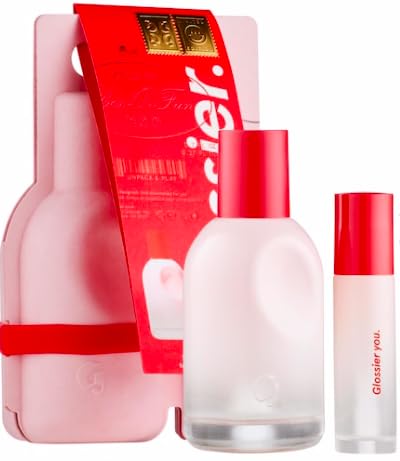 Glossier You Limited Edition Two of You Eau de Parfum Holiday Gift Set - Full Size Spray (1.7oz / 50ml) and Travel Size Rollerball (0.27oz / 8ml)