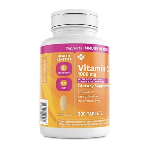 Member's Mark Vitamin C 1000 mg with Rosehips and Citrus Bioflavonoids (500 ct.)