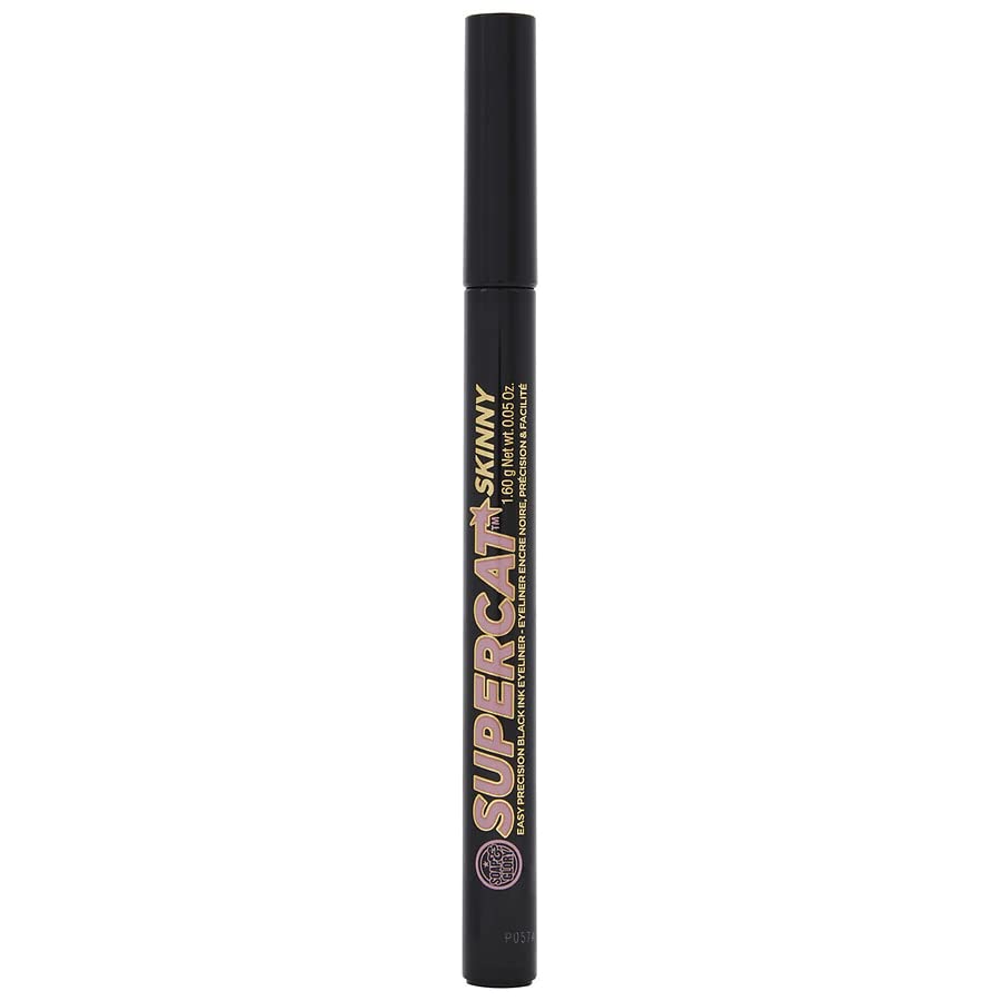 Soap & Glory Supercat Skinny Black Liquid Eyeliner Pen - Long Lasting, Long Wear & Easy Precision - Thin Tip Creates a Precise, Matte Liquid Eyeliner Look (1.6g)
