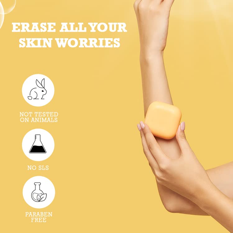 Koji White Kojic Acid & Vitamin C Skin Lightening Soap (80Gm/2 Bars) Natural Brightening & Anti Aging - Reduce Wrinkles, Fades Age Spots, Sun Damage, Smooth And Soft Complexion For Face & Body