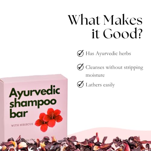 ORGANIC BEAUTY ESSENCE Moisturizing Ayurvedic Solid Shampoo Bar|Generous Lather for Gentle Cleansing| Condition & Shampoo All Hair Types| Paraben & Silicone-Free| 3 Oz