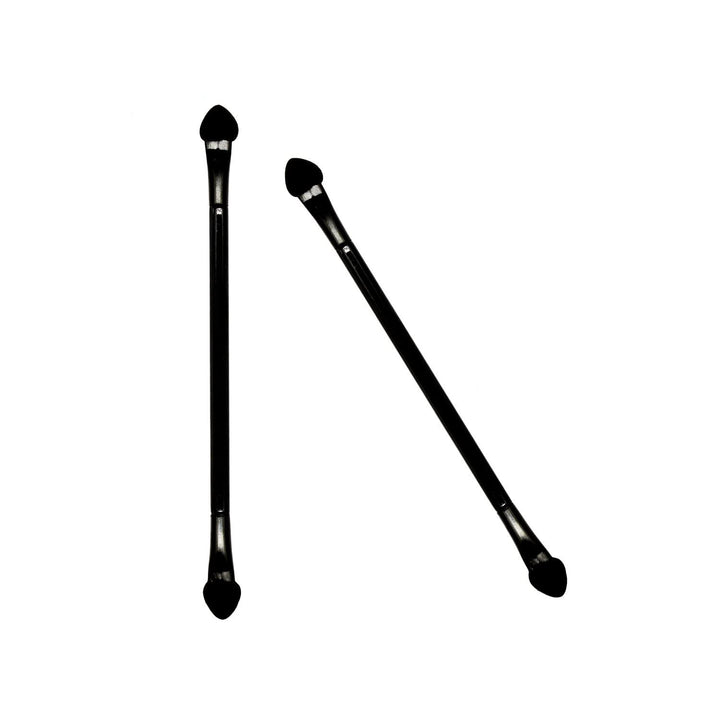 TygoMall Professional Double Head Eyeshadow Brushes Cosmetic Tool 50 Pcs Disposable Dual Sides Eyeshadow Sponge Brushes Makeup Applicator, (Size: 2.44 inch, Color: Black)