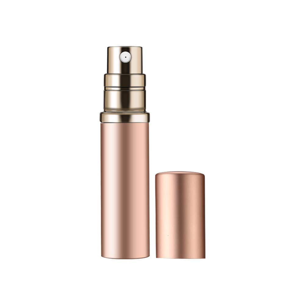 Rose Gold: Refillable Perfume Bottle Atomizer For Travel, Yeejok Portable Easy Refillable Perfume Spray Pump Bottle For Men And Women With 5Ml Pocket Size-Rose Gold