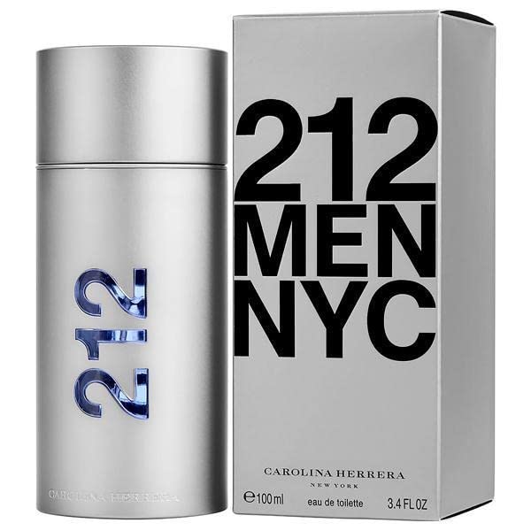 Carolina Herrera 212 Nyc Men's Eau de Toilette Spray, 3.4 ounces (100 ml)