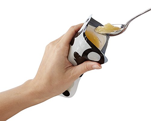 Squooshi Reusable Baby Food Pouches for Toddlers | BPA Free Plastic, Food Safe, Freezer Safe | Refillable for Applesauce Yogurt & Puree Squeeze Pouch