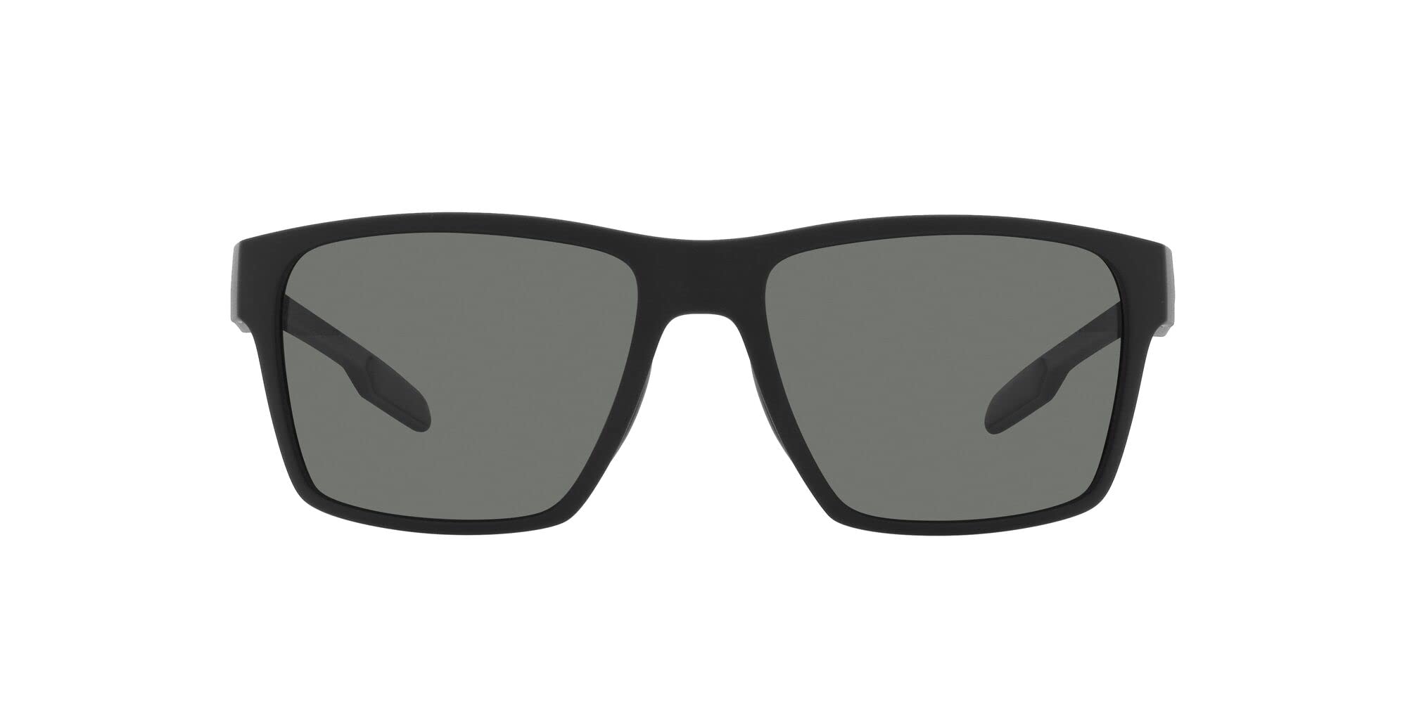 Native Men's XD9041 Breck Square Sunglasses, Matte Black/Grey Polarized, 56 mm