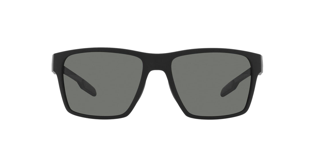 Native Men's XD9041 Breck Square Sunglasses, Matte Black/Grey Polarized, 56 mm