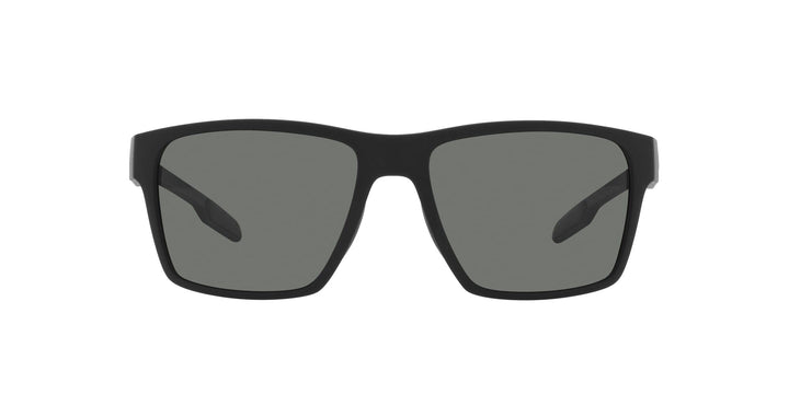 Native Men's XD9041 Breck Square Sunglasses, Matte Black/Grey Polarized, 56 mm