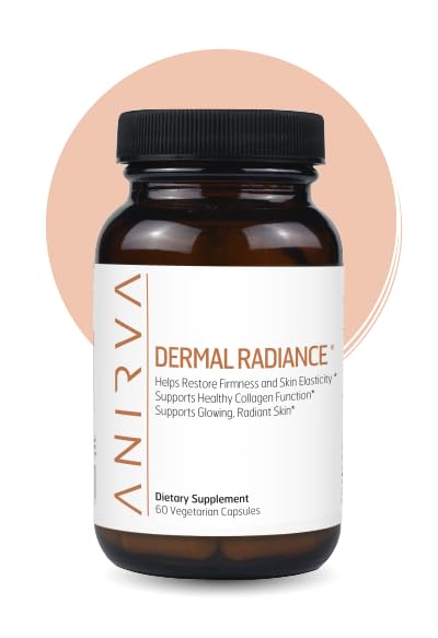 ANIRVA Skin Supplement with Antioxidants, Health and Beauty Supplements with Multivitamins for Glowing Skin, Anti Aging Vitamins Dermal Radiance