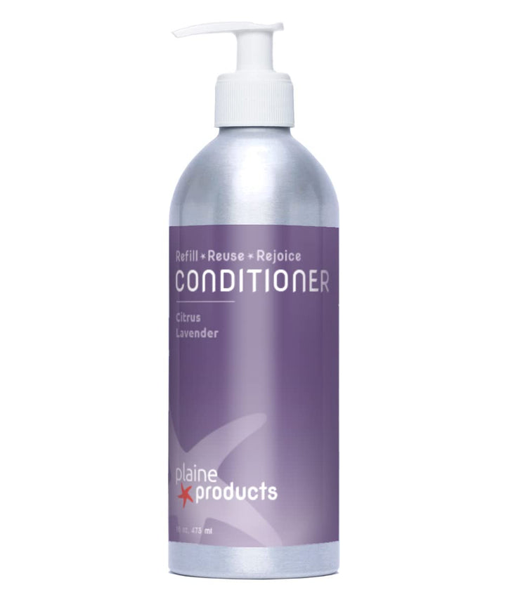 Eco-Friendly Conditioner - Citrus Lavender - Sulfate Free, 16 oz (Refillable Bottle with Pump)