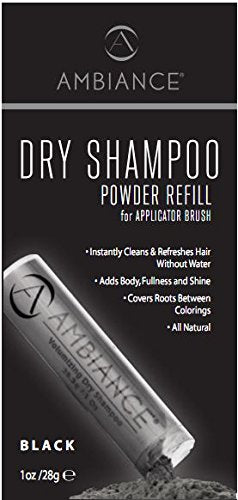 Ambiance Dry Shampoo Refill - Available in 5 Colors - Black