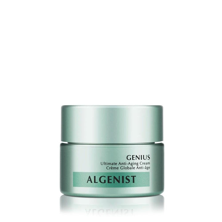 Algenist GENIUS Ultimate Anti-Aging Cream, Travel Size - Vegan Firming & Smoothing Moisturizer with Alguronic Acid & Microalgae Oil - Non-Comedogenic & Hypoallergenic Skincare (15ml / 0.5oz)