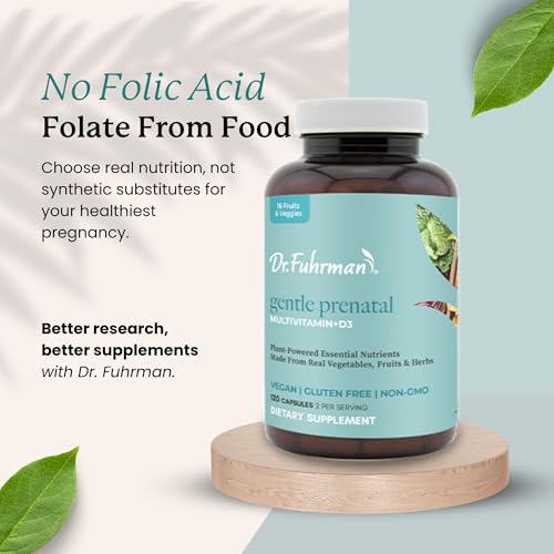 Dr. Fuhrman's Gentle Prenatal Multivitamin & Mineral Supplement with Iron - 120 capsules