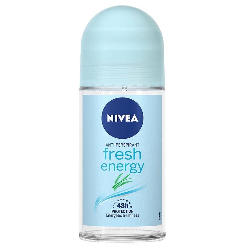 Nivea Unisex Deo Roll On 50Ml. (Pack Of 3) (Energy Fresh)